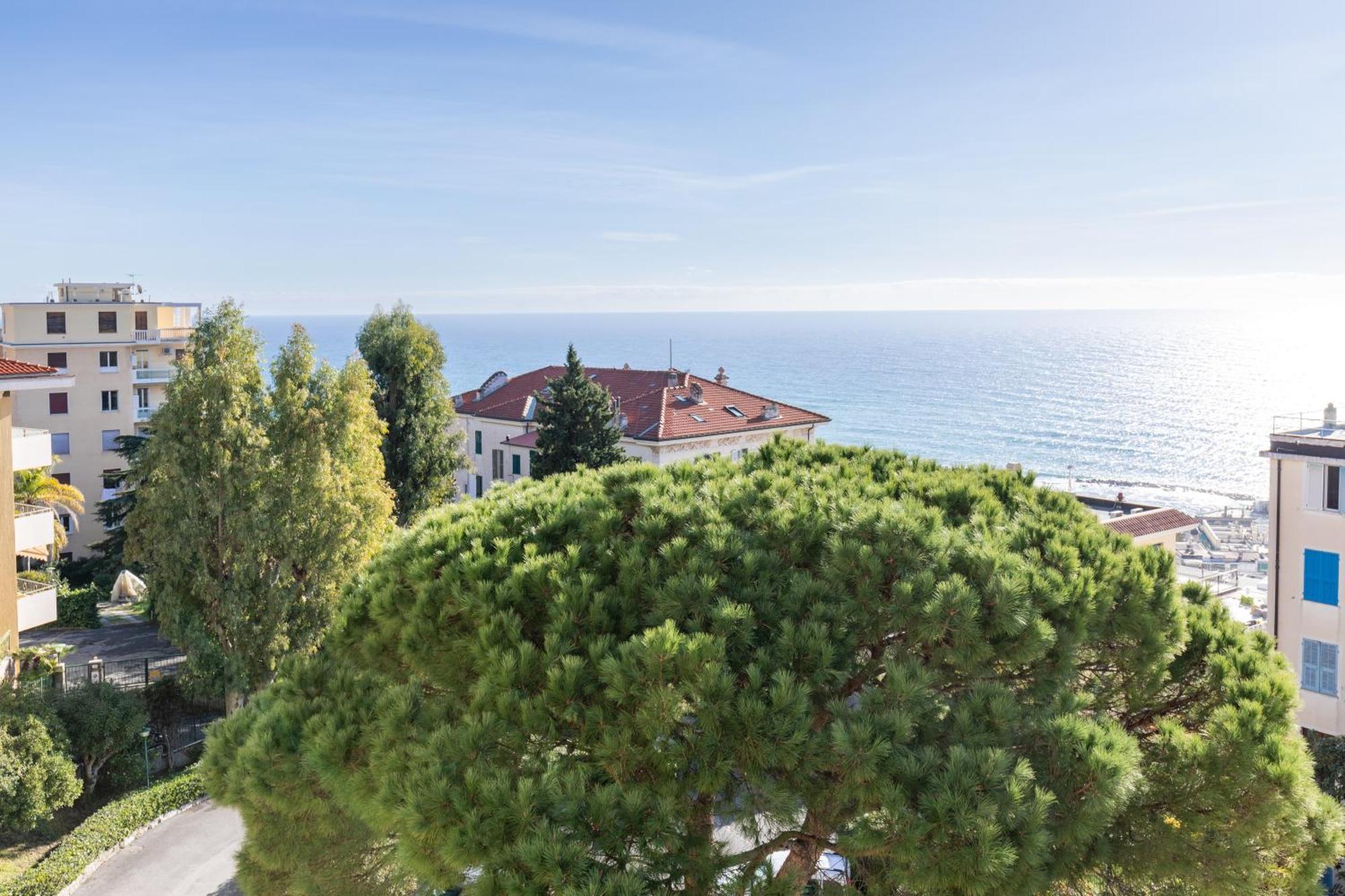 282 - Casa Boscobello, Terrazzo Vista Mare E Parcheggio Privato A 15 Minuti A Piedi Dal Teatro Ariston Sanremo Dış mekan fotoğraf